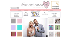 Desktop Screenshot of emozionarsi.it