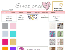 Tablet Screenshot of emozionarsi.it